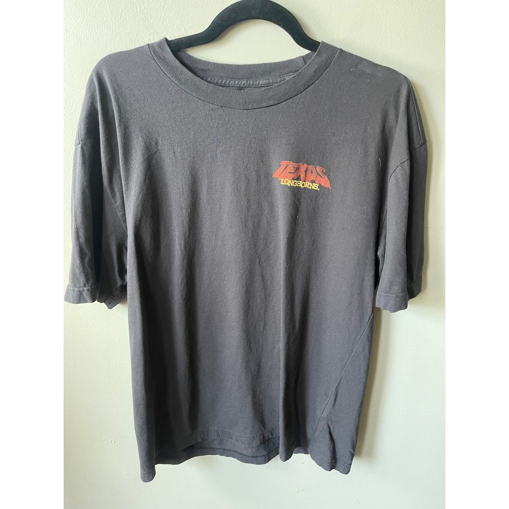 Hollister Blue 84 Texas Longhorns vintage Graphic Black Boxy fit Basketball
